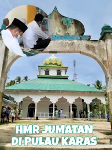 Usai Musrenbang, HMR Bergegas Salat Jumat di Masjid Jami Nurul Ulum, Pulau Karas