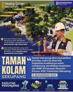 Healing Kita? HMR Sudah Sediakan Tempatnya di Taman Kolam Sekupang