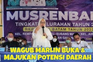 Langkah Maju, Wagub Marlin Garap Potensi Tiap Kelurahan dengan Teknologi Digital