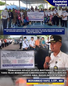Warga Sagulung Iuran Bantu Warga Pulau Buluh, Rp113 Juta Lebih Terkumpul!