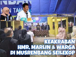HMR & Marlin Lepas Rindu dengan Warga Seilekop: Musrenbang sambil Ingatkan Prokes