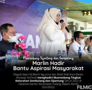 Kehadiran Marlin Selalu Dirasa Masyarakat hingga Lingkup Terkecil