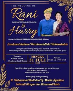 Keagungan Adat Melayu Berpadu Tradisi TNI & IPDN, Hiasi Pernikahan Rani – Harry