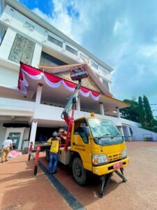Kantor Wali Kota Batam Bersolek Sambut HUT Ke-77 RI, Ayo Ikut Semarakkan
