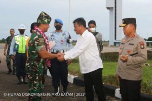 Sambut Panglima TNI di Hang Nadim, HMR Jelaskan soal Perkembangan Kota Batam