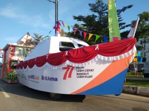 GALERI FOTO: Pawai Pembangunan Kota Batam, Semarak, Penuh Nuansa Merah Putih