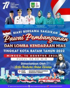 BESOK, Artis Anna Zivana Goyang Pawai Pembangunan Batam: Ayo ke Engku Hamidah!
