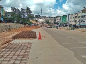 GALERI FOTO: Batam Terus Membangun, Kini Jalan Bengkong Baru yang Dilebarkan