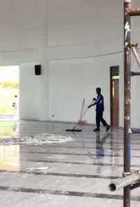 Ada Pemeliharaan Plafon, Masjid Tanjak Ditutup Sementara