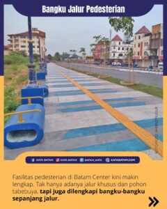 Bangku Unik Hiasi Pedestrian di Jalan Engku Putri & Raja M Tahir, Ah… Lelah pun Sirna