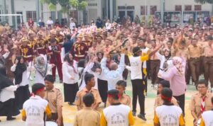 Pekik Kecintaan Pelajar SMKN 7 Batam pada Wagub Marlin Memecah Langit