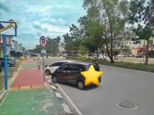 Dishub Batam Getol Bubarkan Parkir di Sepanjang Bahu Jalan Kawasan Greenland