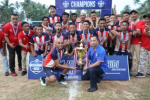 Turnamen Sepak Bola 2022 di Lingga Sukses Besar, HMR Apresiasi Sportivitas para Atlet