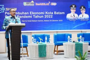 Sekda Jefridin Beber Data Pertumbuhan Ekonomi Kota Batam Pasca-Pandemi 2022