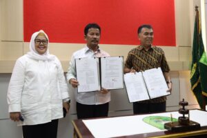 WARTA FOTO: Wagub Marlin Saksikan MoU RSUD Embung Fatimah Batam & RSUD Natuna