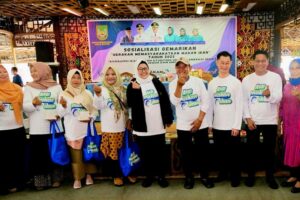 Sosialisasi Gemarikan, Wagub Marlin Gencar Ajak Makan Ikan untuk Kesehatan Keluarga