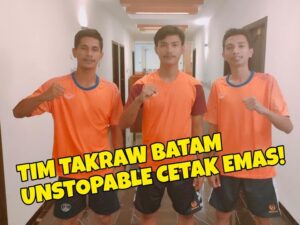 Unstopable! 5 dari 7 Medali Emas Cabor Takraw Berhasil Diraih Batam di Porprov Kepri