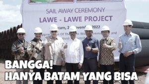 Kepala BP HMR Lepas Pipa Terbesar Buatan Batam untuk Proyek Strategis Presiden