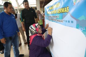 Resmikan Kampung Germas Seilangkai, Marlin All-out Jaga Kesehatan Masyarakat