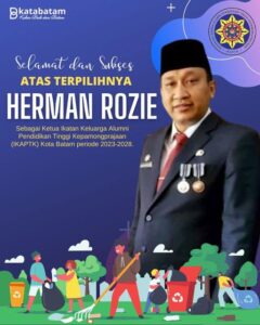 Terpilih Aklamasi! Herman Rozie, Ketua Baru Alumni Kepamongprajaan Kota Batam