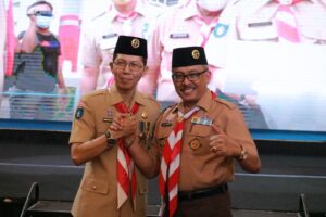 Didukung Kak Amsakar, Kak Jefridin Terpilih Aklamasi Jadi Ketua Kwarcab Pramuka Batam