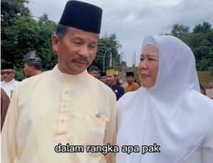 Saat Marlin Jadi Wartawan dan Wawancarai HMR di Sela Ziarah Makam Nong Isa