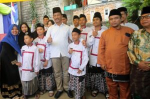 HMR Puji Kekompakan Masyarakat Bangun Gedung TPQ Al Muttaqin di Bengkongasrama