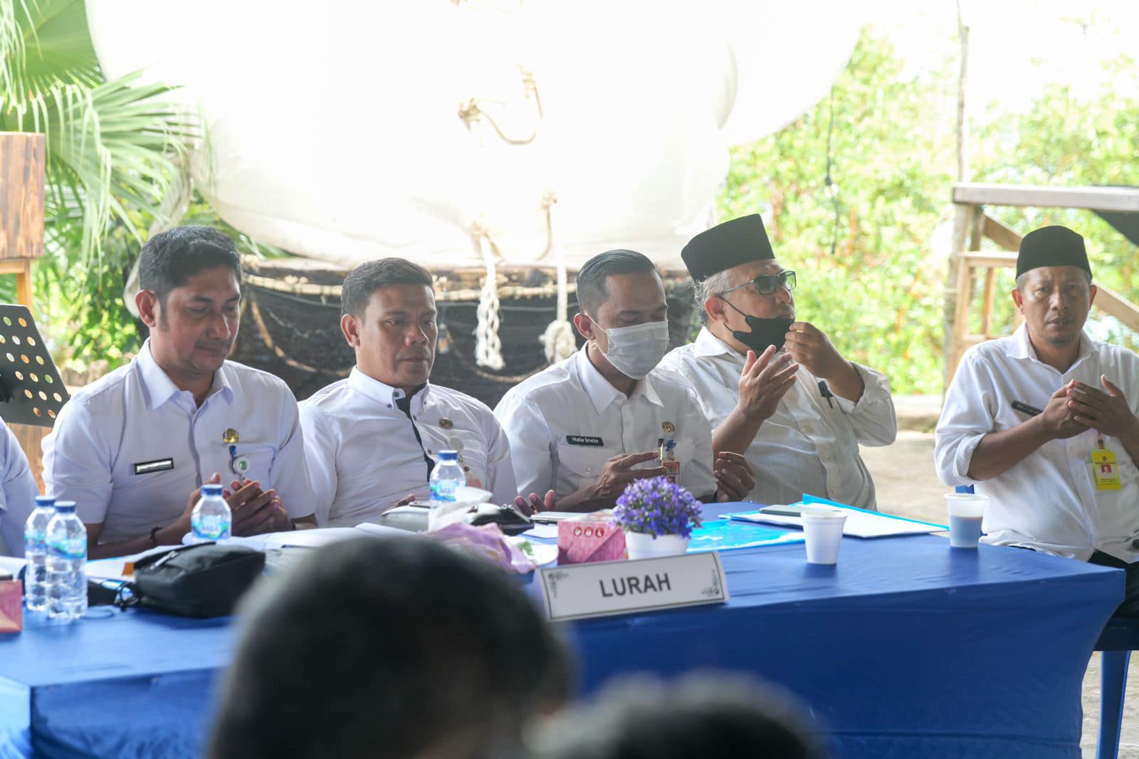 SUASANA peserta Musrenbang Kecamatan Bulang, di Nipah Island Resort, Jembatan II Barelang, Rabu (8/2/2023).