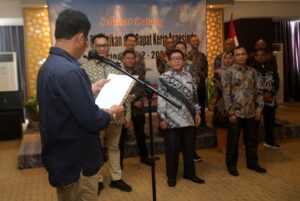 Pelantikan Aspesindo, HMR Ingatkan Batam Wilayah Maritim, Jaga Keselamatan Pelayaran