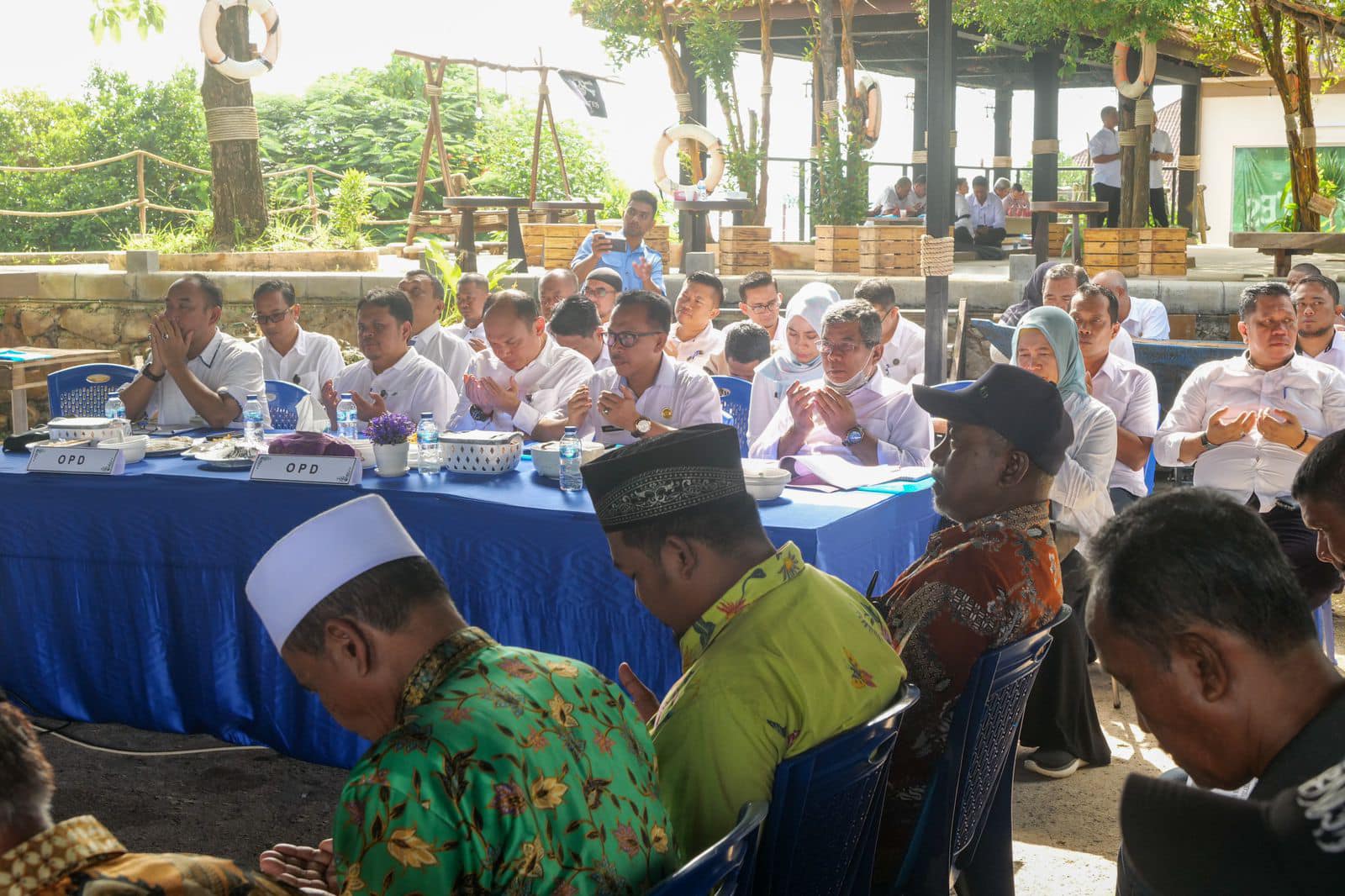 SUASANA peserta Musrenbang Kecamatan Bulang, di Nipah Island Resort, Jembatan II Barelang, Rabu (8/2/2023).