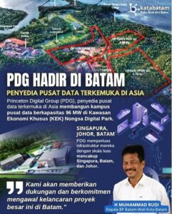 Dikawal Kepala BP HMR, Hypercale Top Asia Bangun Kampus Pusat Data di Batam