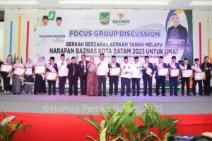 HMR Lantik Duta BAZNAS Kota Batam di Puncak HUT Ke-22 BAZNAS Kota Batam