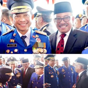 Sampaikan Salam HMR, Jefridin-Mendagri Tito Akrab di HUT Ke-104 Damkarmat
