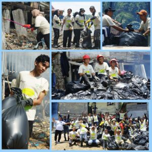 Viral, Sahabat Humas BP Batam & Pertamina Sikat Empat Ton Sampah di Belakangpadang