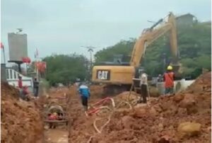 Tanggulangi Genangan Air Simpang Pollux, BM-SDA Batam Mulai Pasang Buis Beton