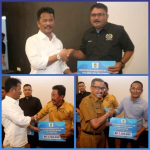 Senyum Indah Ketua RT/RW Se-Kecamatan Sekupang Terima Kenaikan Insentif dari HMR