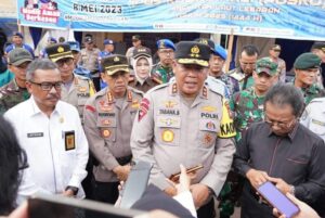 Dampingi Kapolda Cek Pos Operasi Ketupat Seligi, Jefridin Imbau Pemudik Jaga Stamina