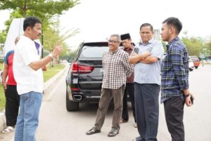 Jelang Pawai Takbir & Salat Idulfitri, HMR & Jefridin Cek Kesiapan & Kelengkapan Venue