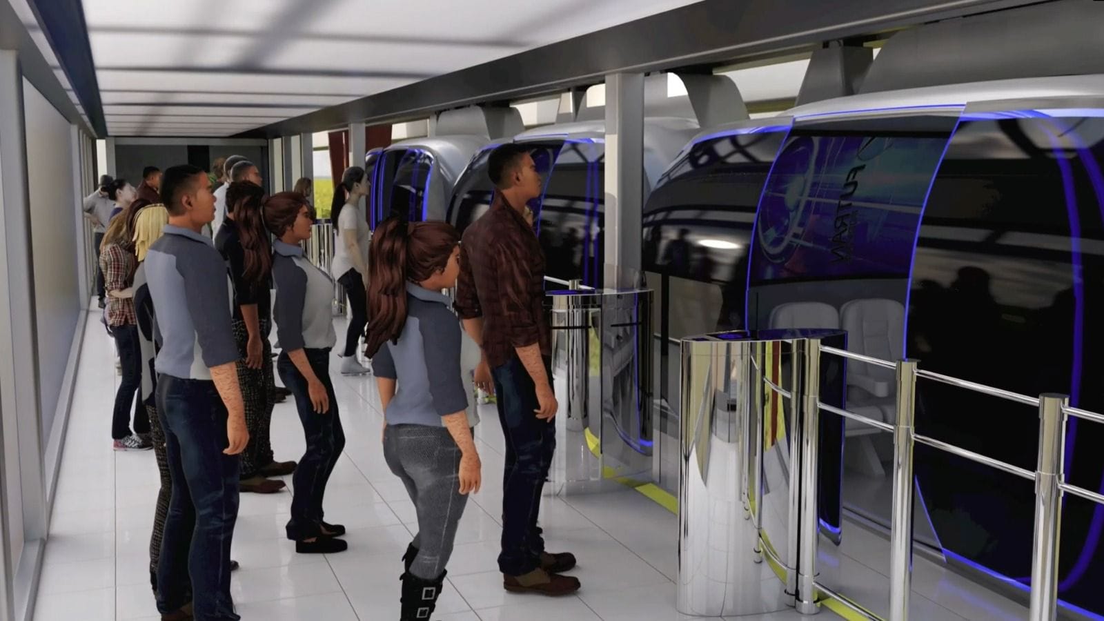 BEGINILAH kira-kira gambaran kapsul light rapid transit (LRT) nanti. Kini sedang digodok di BP Batam.