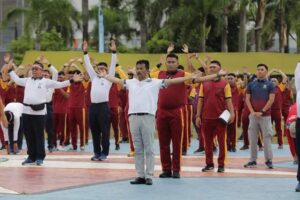 Sinergi Kian Membumi, HMR Jalan Santai & Senam Bersama Forkopimda Batam & Kepri