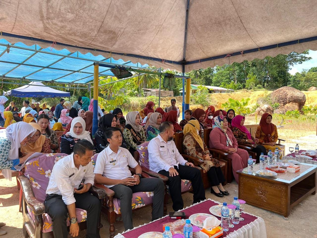 WAGUB Marlin setibanya di sekolah yang ia kunjungi di Kabupaten Karimun, Rabu (24/5/2023).