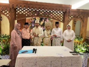 WARTA FOTO: Dihadiri Wagub Marlin, HMR jadi Saksi Nikah Ririn dan Prima