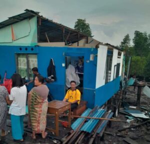 Langsung Action, HMR Utus Baznas Batam Bantu Korban Puting Beliung di Pulau Kasu