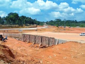 Bundaran Bandara Mulai Terkembang, Jalan dari dan ke SMAN 03 Batam pun Sudah Dibuka