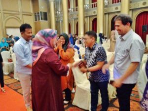 HMR, Marlin, dan Jefridin Silaturahmi dengan Tokoh Masyarakat Batamkota