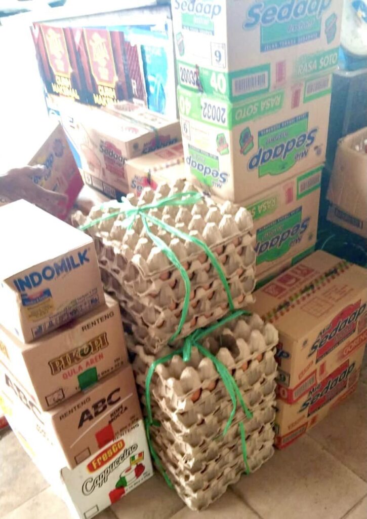 Arahan HMR, Baznas Batam Kirim Bahan Makanan bagi Korban Kebakaran Pulau Buluh