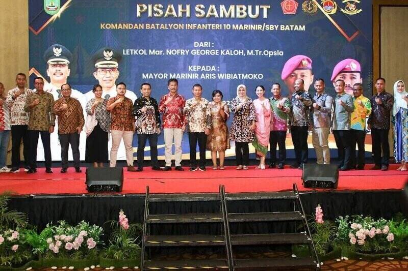 Pisah Sambut Danyon Marinir