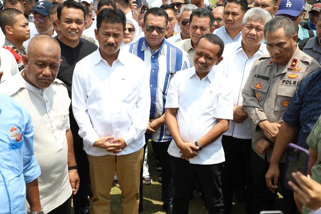 HMR Dampingi Menteri Bahlil Tinjau Rencana Pengembangan Pulau Rempang