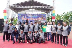 Dibuka Jalan Sehat dan Tari Melayu, Jefridin dan Masyarakat Riang di Acara Bulang Bergembira
