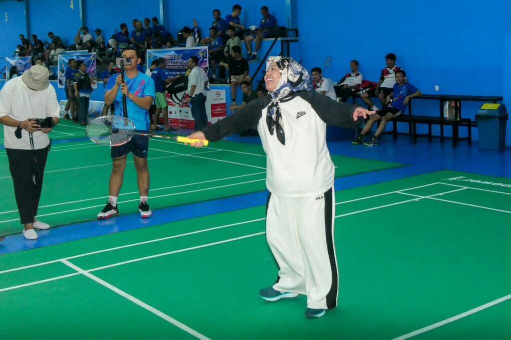 pembukaan tournament RAHS Badminton